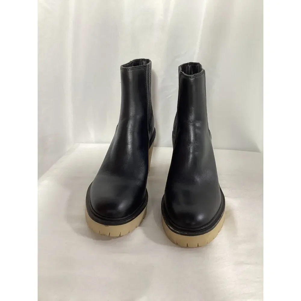 Dolce Vita 'Caster H2O' Black Suede Leather Boot Size 9 - Picture 2 of 5